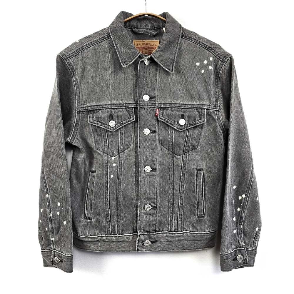 Levi's Grey Trucker Jean Jacket Size XS NWT